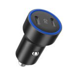 Tẩu sạc xe hơi C0054 Choetech 36W Dual Type-C Car Charger