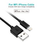 Cáp sạc iPhone MFI CHOETECH IP0027 Fast Charge Lightning Cable 1.8m (Apple MFi Certified, USB-A to Lightning Fast Charge  Data Cable)