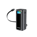 Pin Sạc Dự Phòng Tích Hợp Giá Đỡ Gập Choetech B815 130W – 20000mAh (TFT Display, built-in retractable USB-C cable, USB-C 100W, USB-A 30W)